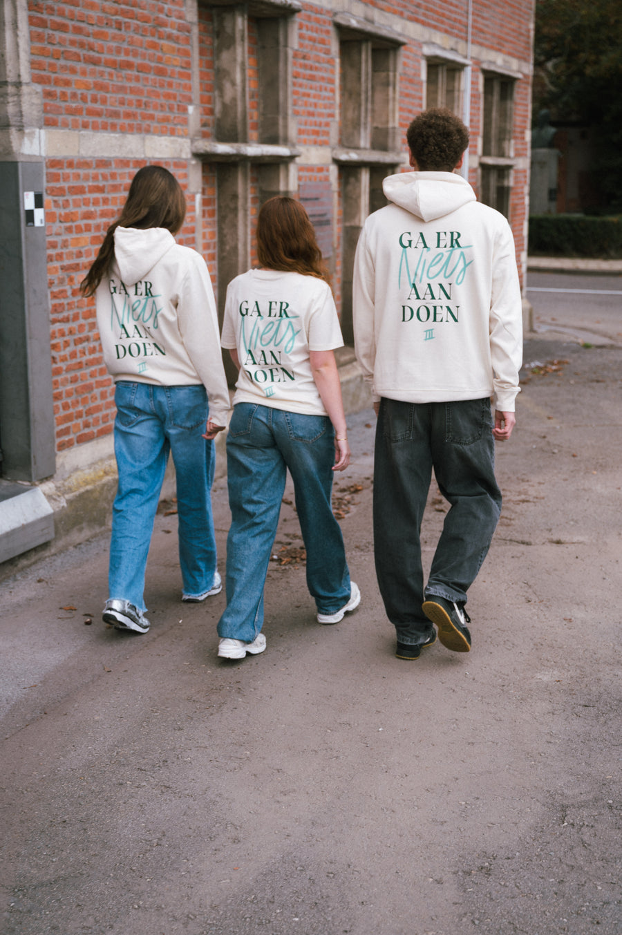 Metejoor unisex hoodie – Ga er niets aan doen