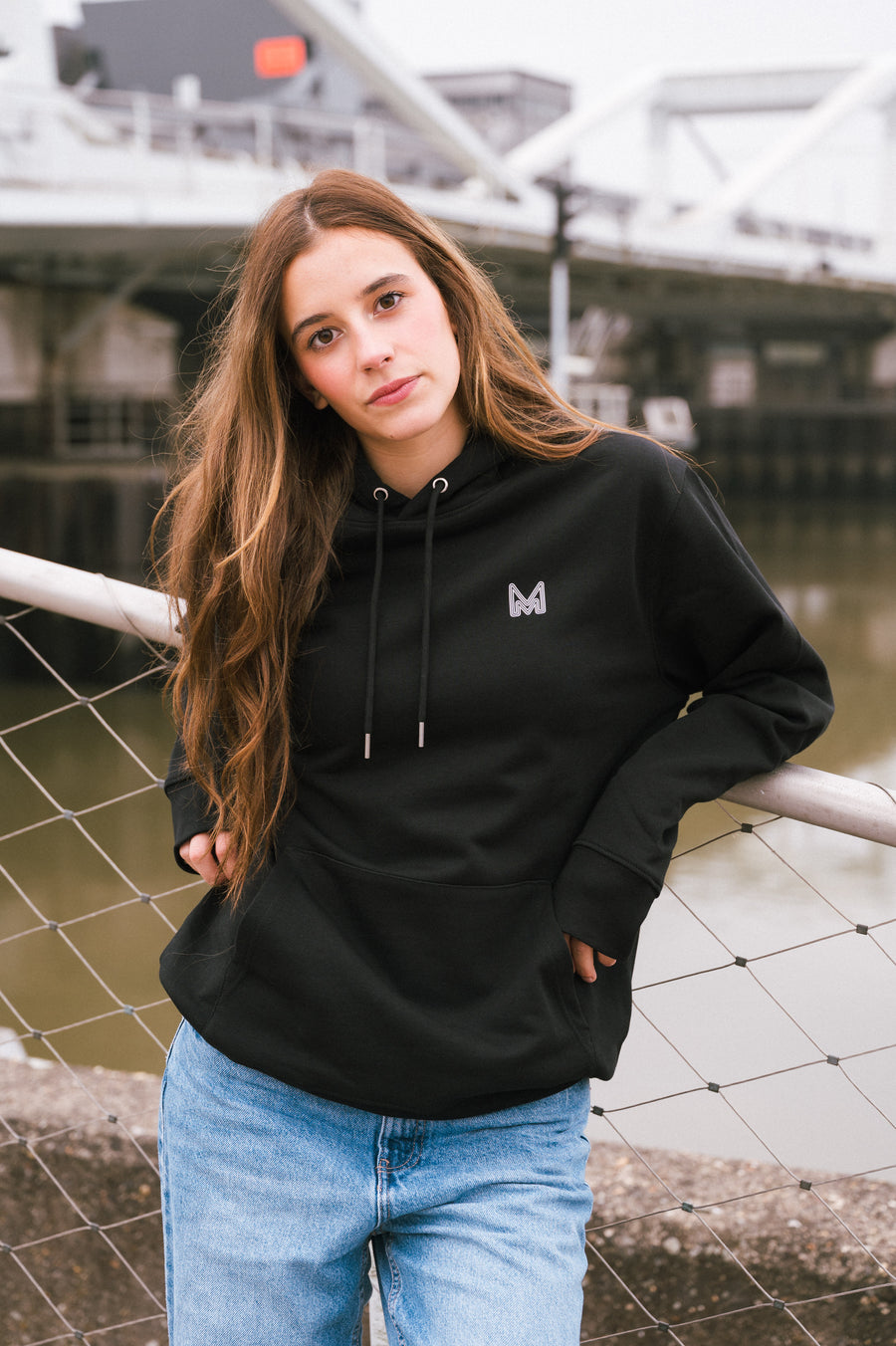 Metejoor unisex hoodie – portret - Joh Clothing