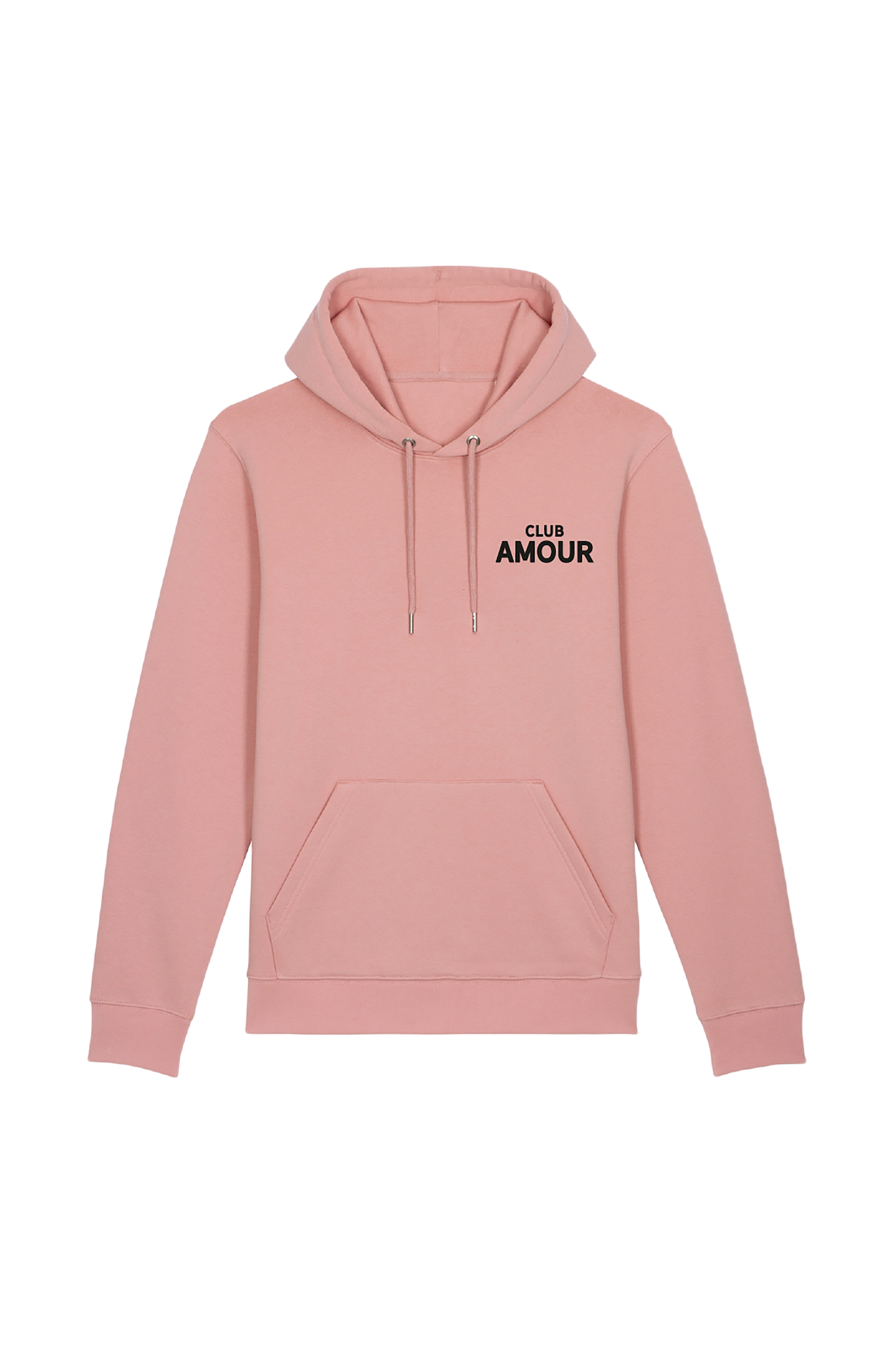 Amour pink deals hoodie with rose