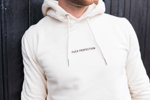 Fuck perfection unisex hoodie