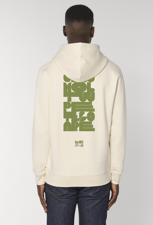 Groene letters unisex hoodie